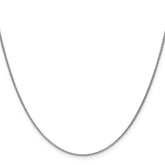 10k WG 1mm Round Open Link Cable Chain