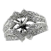 14KT Gold Semi-Mount Engagement Ring