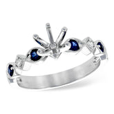 14KT Gold Semi-Mount Engagement Ring