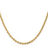 Leslie's 10K 3mm Diamond-Cut Rope Chain Lifetime Guarantee