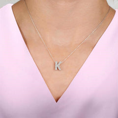1/20 Ctw Bubble Accent Initial 'A' Round Cut Diamond Fashion Pendant With Chain in Sterling Silver 1/20 Ctw Bubble Accent Initial 'A' Round Cut Diamond Fashion Pendant With Chain in Sterling Silver