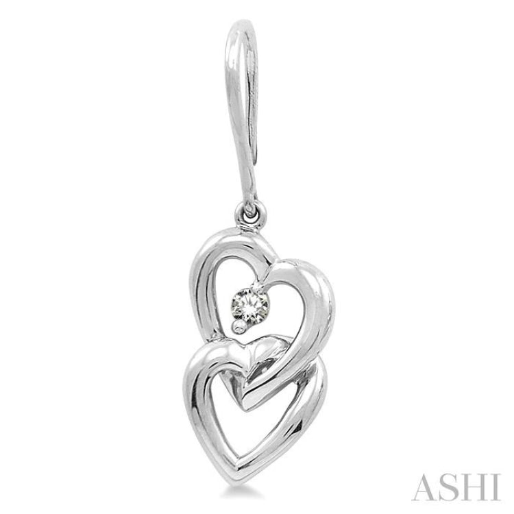 1/10 Ctw Round Cut Diamond Earrings in 14K White Gold 1/10 Ctw Round Cut Diamond Earrings in 14K White Gold