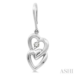 1/10 Ctw Round Cut Diamond Earrings in 14K White Gold 1/10 Ctw Round Cut Diamond Earrings in 14K White Gold