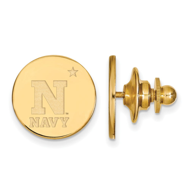 14k Gold LogoArt US Naval Academy Lapel Pin