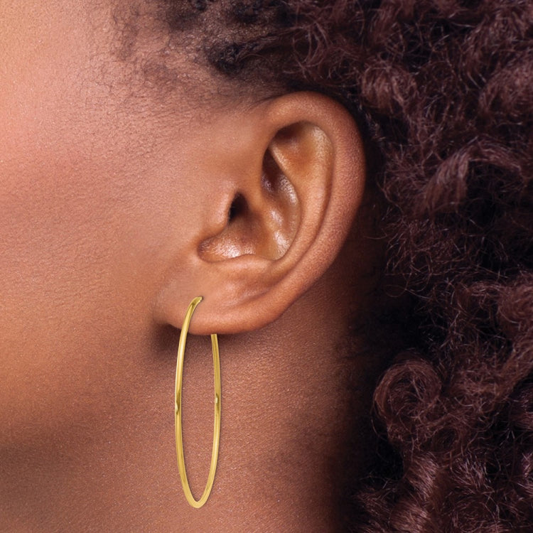 14k 1.25mm Endless Hoop Earring