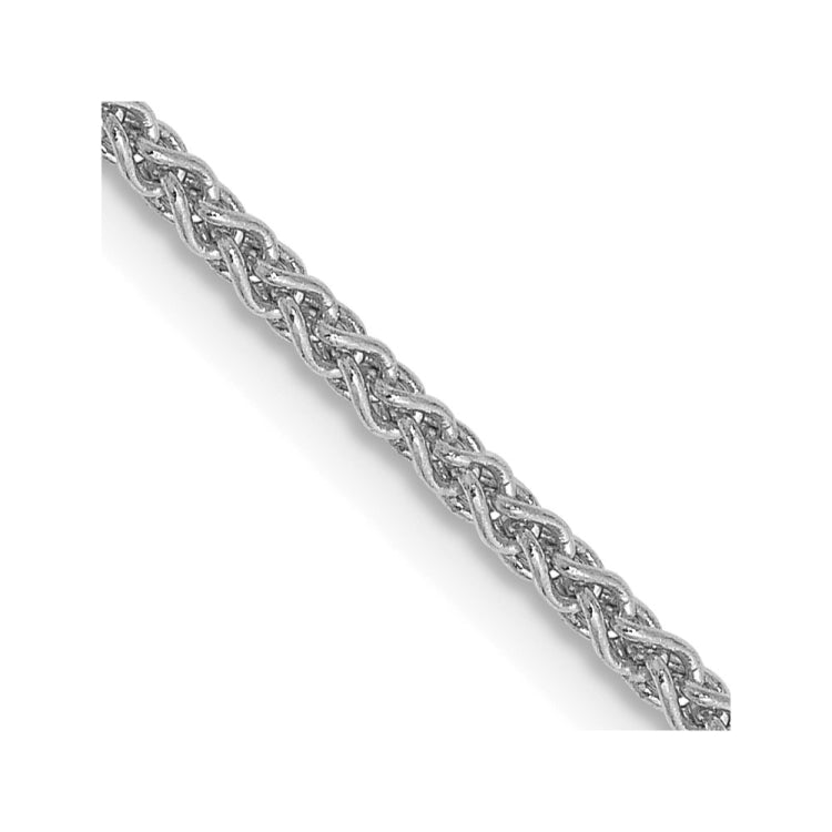 14K White Gold 20 inch 1.7mm Spiga with Lobster Clasp Chain