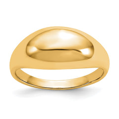 14k Polished Dome Ring