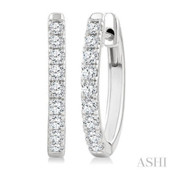 .50CTRDDM OVAL HOOP ER WG 14K-G*