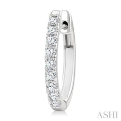 .50CTRDDM OVAL HOOP ER WG 14K-G*