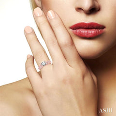 1/10 Ctw Diamond Semi-Mount Engagement Ring in 14K Rose Gold