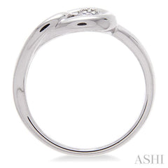 1/50 Ctw Round Cut Diamond Fashion Ring in Sterling Silver