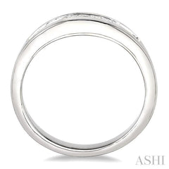 1/4 ctw Princess Cut Diamond Matching Wedding Band in 14K White Gold
