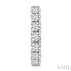 1.50CTRDDM OVAL HOOP ER WG 14K-G*