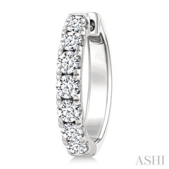 1.50CTRDDM OVAL HOOP ER WG 14K-G*
