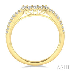 1/3 Ctw Round Diamond Wedding Band in 14K Yellow Gold