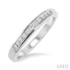 Channel Set Diamond Wedding Band