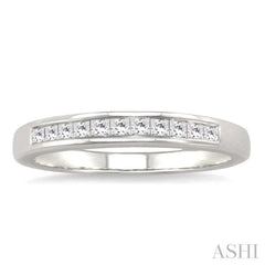 Channel Set Diamond Wedding Band