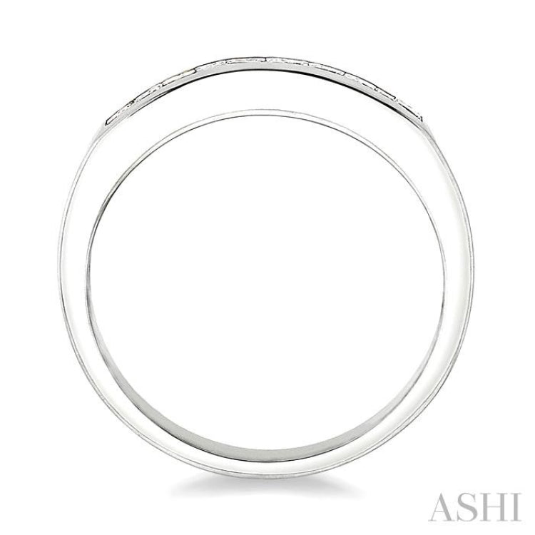 Channel Set Diamond Wedding Band