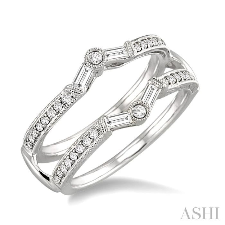 Baguette Diamond Insert Ring