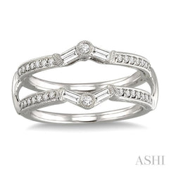 Baguette Diamond Insert Ring