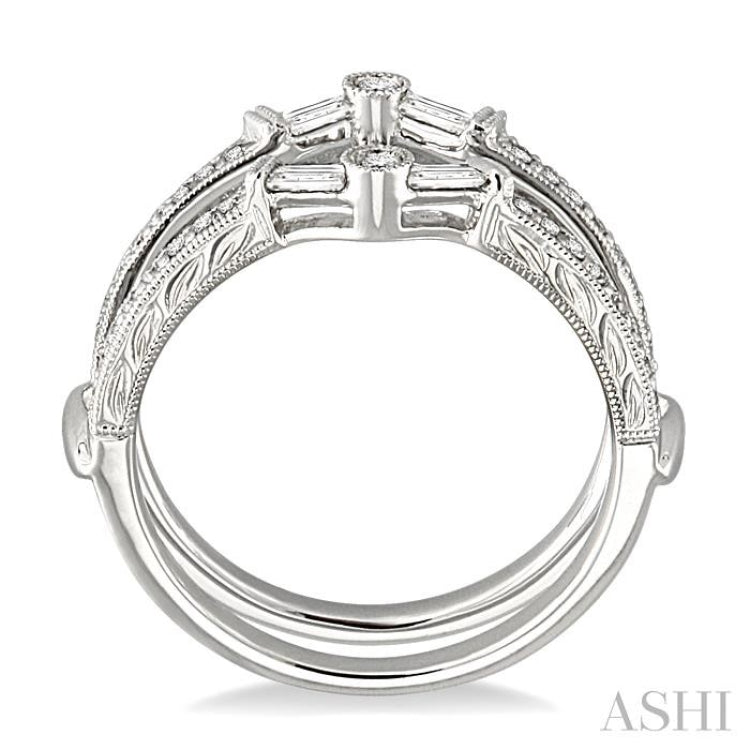 Baguette Diamond Insert Ring