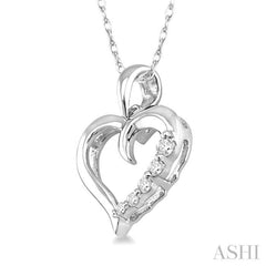 Heart Shape Journey Diamond Fashion Pendant