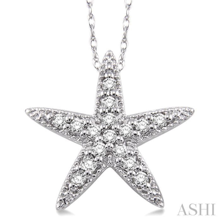 Sea Star Diamond Fashion Pendant