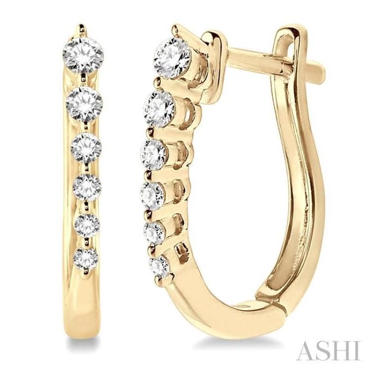 Journey Diamond Hoop Earrings