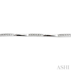 1/4 Ctw Single Cut Diamond Bracelet in 14K White Gold