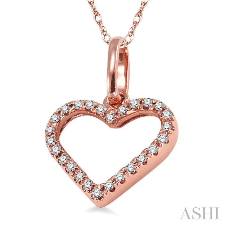 Heart Shape Diamond Pendant