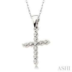 Cross Petite Diamond Pendant