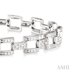 Bar Link Diamond Bracelet