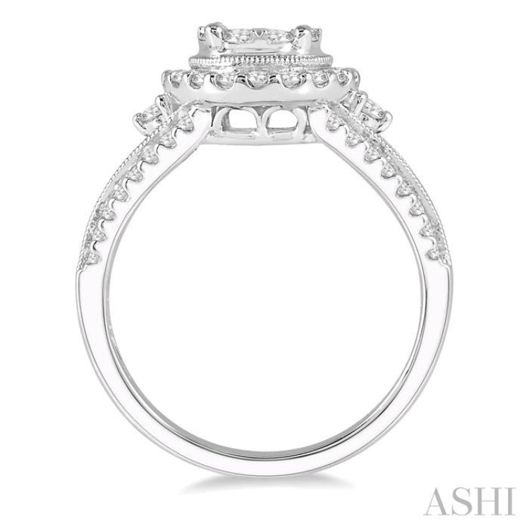 Halo Lovebright Diamond Engagement Ring