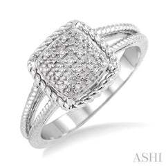 Silver Diamond Ring