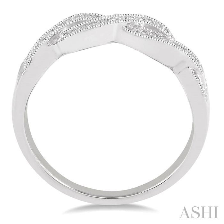 Silver Diamond Fashion Ring