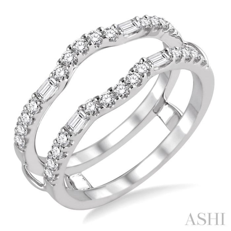 Baguette Diamond Insert Ring