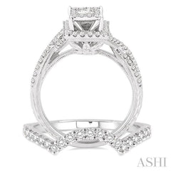 Halo Lovebright Diamond Wedding Set