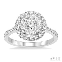 Halo Lovebright Essential Diamond Engagement Ring