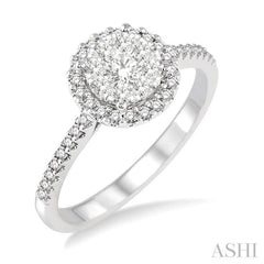 Halo Lovebright Essential Diamond Engagement Ring