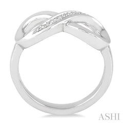 Silver Infinity Diamond Fashion Ring