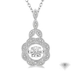 Silver Emotion Diamond Fashion Pendant