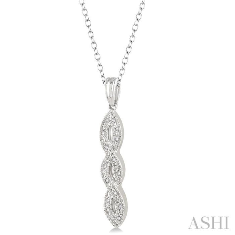 Silver Diamond Fashion Pendant