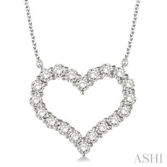 Heart Shape Diamond Necklace