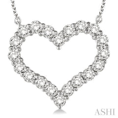 Heart Shape Diamond Necklace