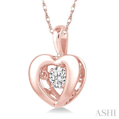 Heart Shape Emotion Diamond Pendant