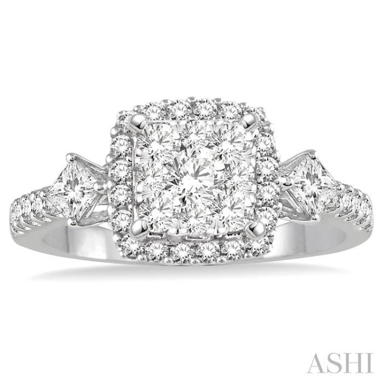 Halo Lovebright Diamond Engagement Ring