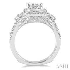 Halo Lovebright Diamond Engagement Ring