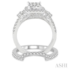 Halo Lovebright Diamond Wedding Set