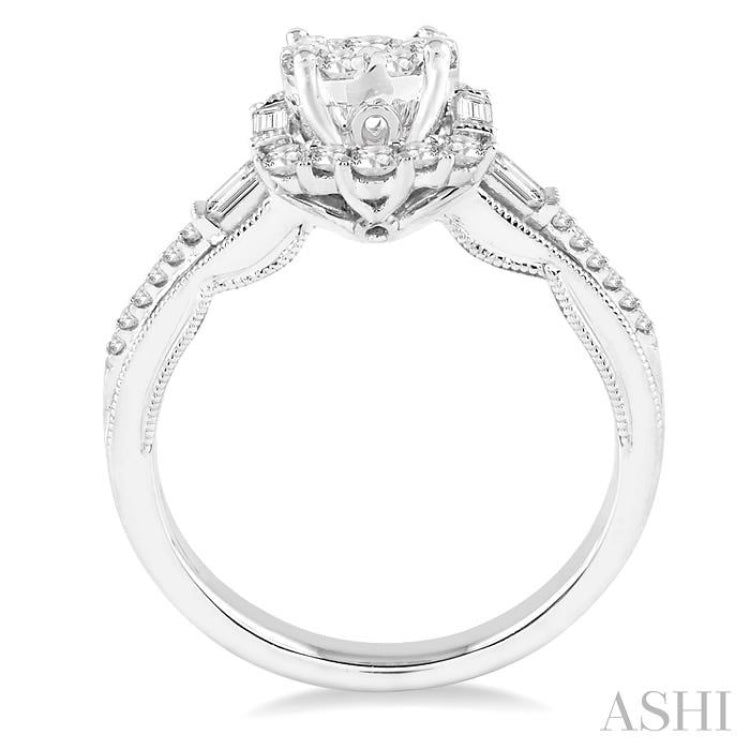 Halo Lovebright Diamond Engagement Ring