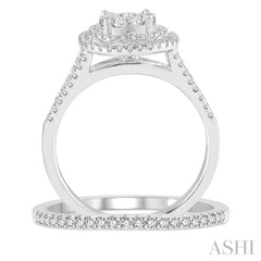 Halo Lovebright Diamond Wedding Set